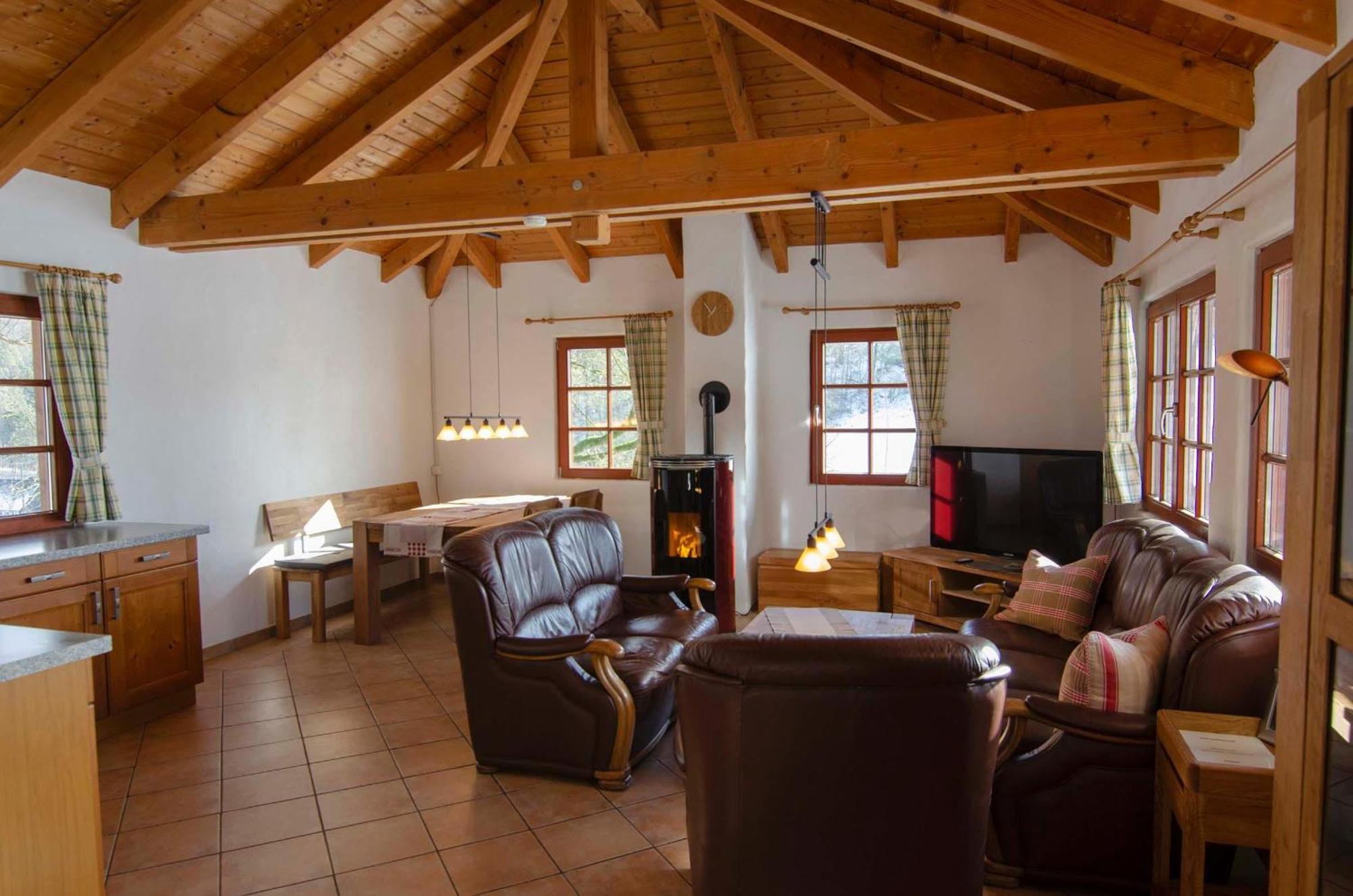 Das Ferienhaus Mondschein Im Land Der Tausend Berge - Erholung Pur In Idyllischer Alleinlage لينهشتات المظهر الخارجي الصورة